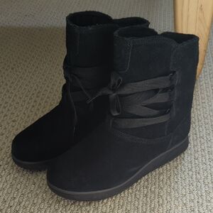 Timberland Black Suede Boots